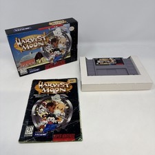 Harvest Moon (SNES) Super Nintendo CIB Complete Box 1997 Natsume Authentic RARE