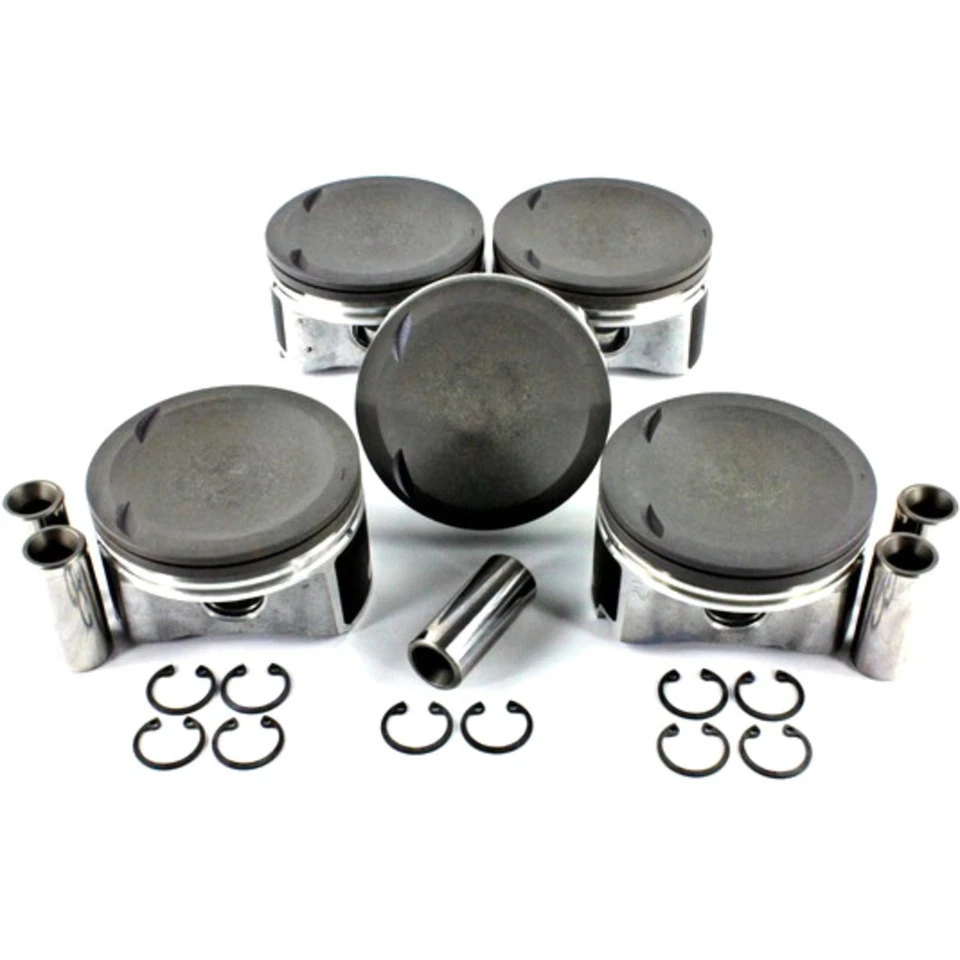 Juego de 4 pistones P813 DNJ para VW Volkswagen Golf Jetta Passat Beetle Rabbit Foto 2 de 3