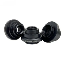 0.55X C mount Relay Lenses Adaptor Microscope Camera Adapter for Leica DM Series