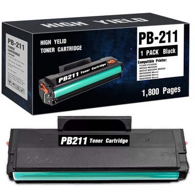 FADSOON  Black PB-211 Toner 1-Pack for Pantum M6500N M6500NW M6500W M6550