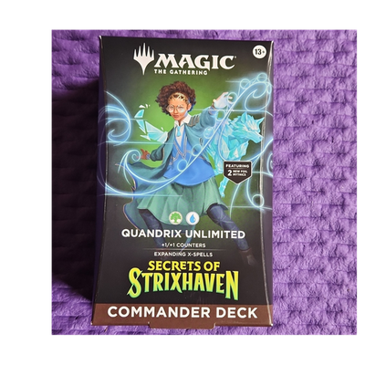 Magic: The Gathering - Secrets of Strixhaven Commander Deck: Quandrix Unlimited - The Upkeep