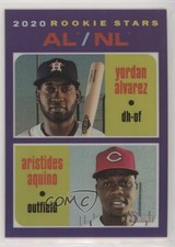 2020 Heritage Rookie Stars Hot Box Chrome Purple Refractor Aristides Aquino 4l3