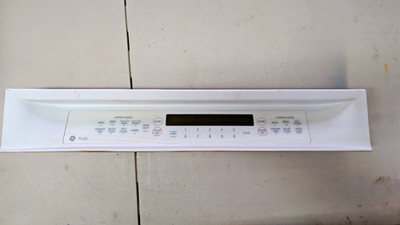 GE Profile Double Oven Control Panel Console w/ Electronic Control Board, White