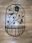Indoor Outdoor hanging Rod Iron Flower Holder — photo 1