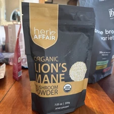 Herb Affair Organic Lions Mane Mushroom Powder 7.05oz