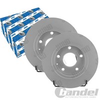 2X Jurid Bremsscheiben 265Mm Voll Hinten Passend FüR Mazda 3 CX-3 CX-30 | 563286