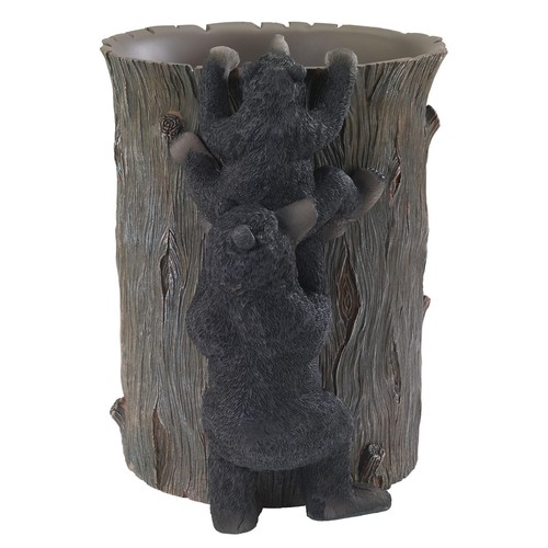 - Waste Basket, Decorative Trash Can, Animal Inspired Home Decor (Black Bear ... - Picture 4 of 6