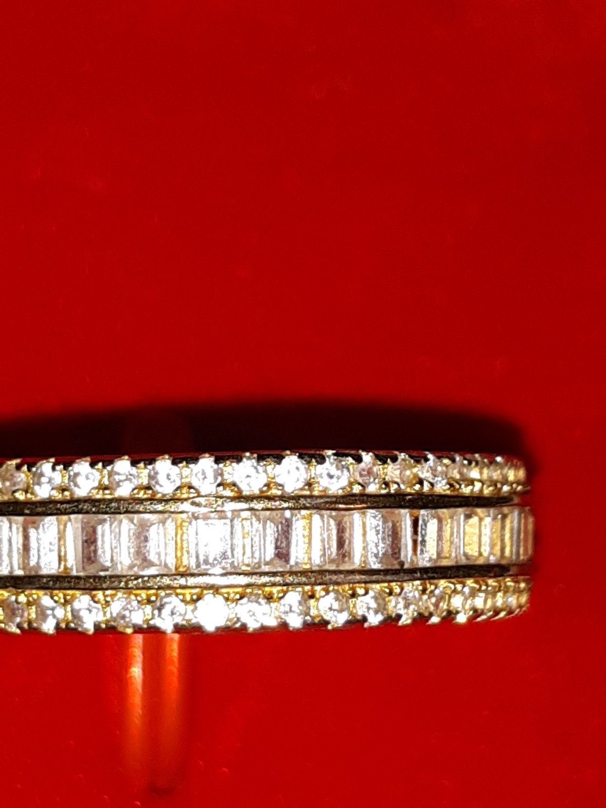 Gold plated 925 silver ring. - image 5