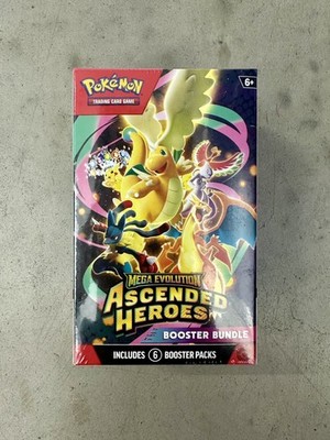 Pokemon TCG - Mega Evolution Ascended Heroes Booster Bundle - New