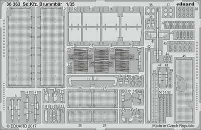 Eduard 36363 1:35 Sd.Kfz.166 Sturmpanzer IV Brummbar