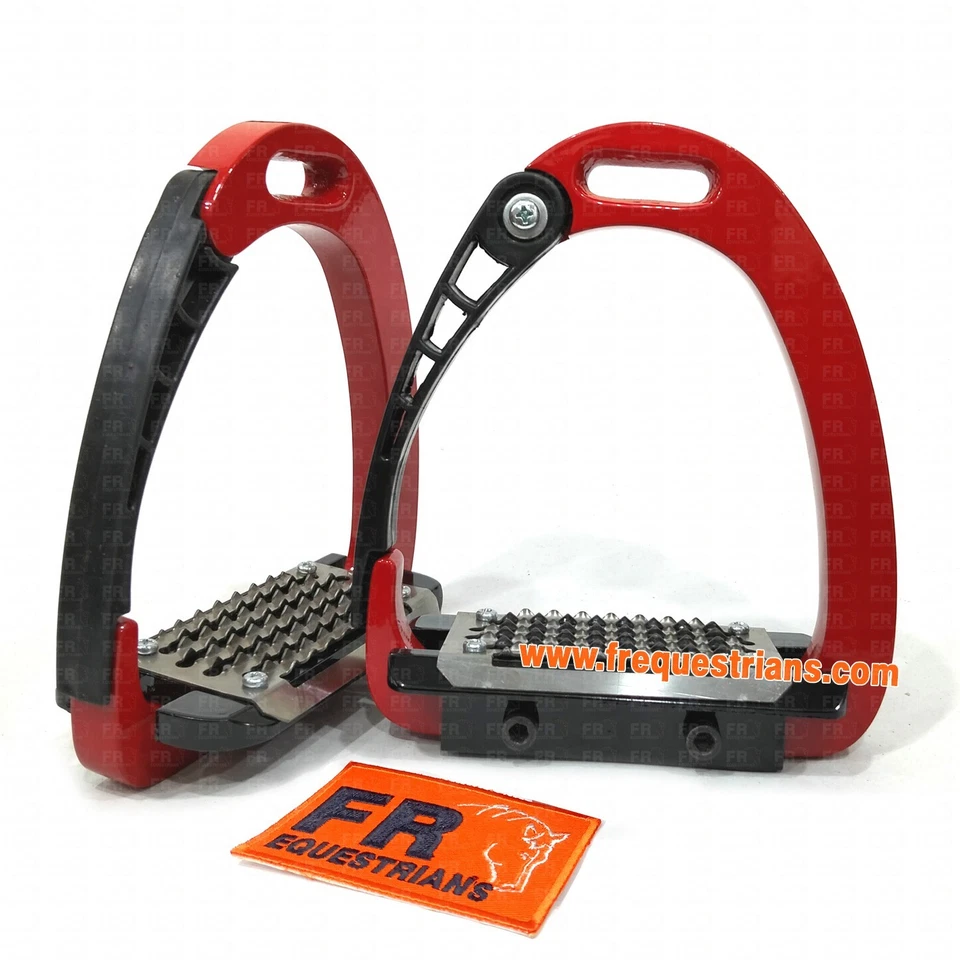 Estribos Pro Adultos Aluminio Liberación Rápida Seguridad Estribo Planchas Nuevo 4.75" Foto 2 de 4