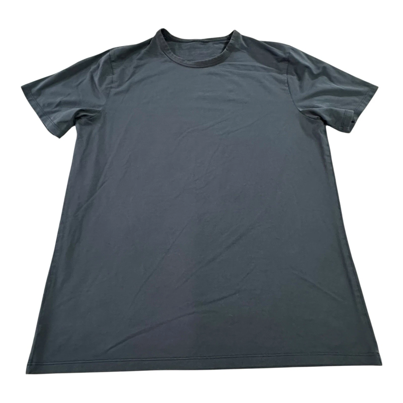 Lululemon Short Sleeve Crew Neck T Shirt Men’s M Blue Lightweight Stretch Pima