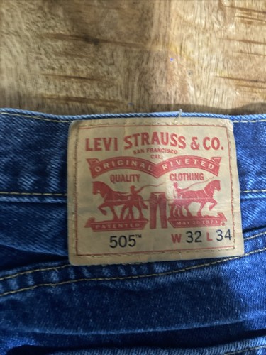Jean homme Levi's 505 taille 32/30 - Noir - Photo 4/18