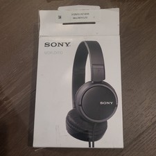Sony MDR-ZX110/BLK ZX Series Stereo Wired Over Ear Headphones, MDRZX110 Black