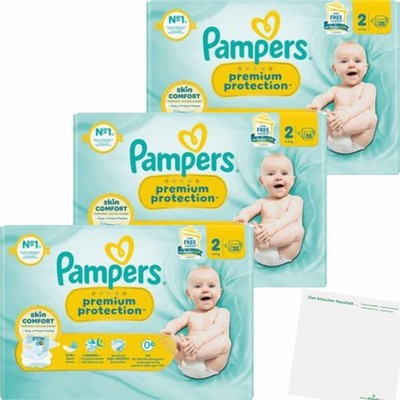 Pampers Premium Protection Gr2 4-8kg New Baby 3er Pack 3x35St Packung