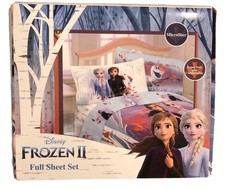 Disney Princess Frozen II 4 Pc Full Size Sheet Set