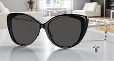 BURBERRY BE4407 385387 Black Dark Grey 54 mm Women's Sunglasses