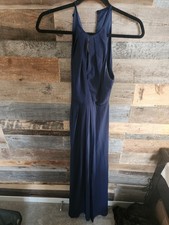 BHLDN Maxi Dress Women’s Small Navy Blue Sleeveless Formal Wedding Guest Gown