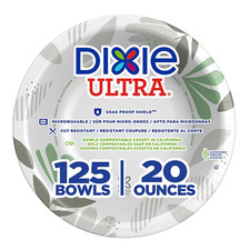 Dixie Ultra Pathways Paper Bowls 20 oz Multicolor Disposable Bowls 125 Pack