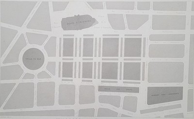 1847 Halles Centrales de Paris   Premier Plan Proposé par l Administration