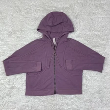 Lululemon Sweater Womens 2 Purple Next Move Jacket Hoodie Stretch French Terry