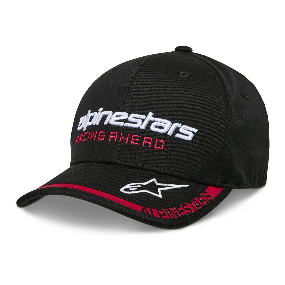 Alpinestars Triple Trucker Hat Cappellino da Baseball Uomo Bianco/Nero/Bianco Taglia Unica