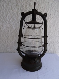 alte Petroleumlampe F E U E R H A N D Nr. 305 gut erhalten