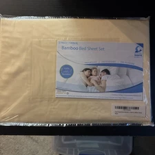Bamboo Bed Sheet Set- 3 piece, Twin XL           Hotel Sheets Direct