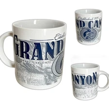GRAND CANYON Coffee Mug Kokopelli White Ceramic Cup Climate Approved