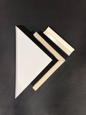 White ABS Plastic Corner Shower Shelf Kit - Bath Shelf
