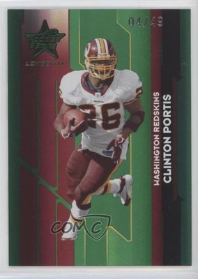 2006 Leaf Rookies & Stars Longevity Emerald 4/49 Clinton Portis #100 11pj