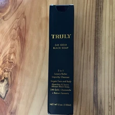 TRULY Beauty 24k Gold Black Soap 5oz