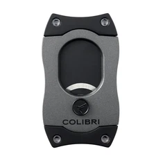 Used Colibri S-Cut Cigar Cutter Metallic Charcoal - Final Sale