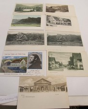 LOT 9 ANTIQUE OLD POSTCARDS OBERAMMERGAU GERMANY BAVARIA PASSION PLAY