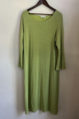 Bryn Walker Robbie Dress S Midi Long Oversized Green Lagenlook Casual  Relaxed | eBay