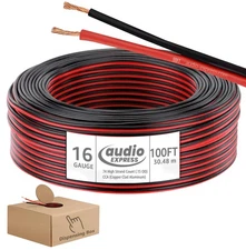 Cables Para Bocinas De Audio Calibre 16 AWG 100 Pies Ft Para Altavoces Casa Auto