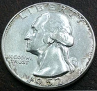 US 1952 Washington Quarter  **