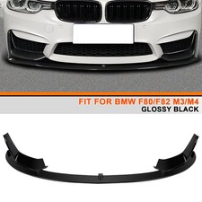For Bmw F80 M3 F82 F83 M4 15-20 Front Bumper Lip Splitter Mp Style Glossy Black