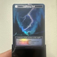 Lightning Bolt - Team Covenant Exclusive - Sorcery Contested Realm PROMO *FOIL* 