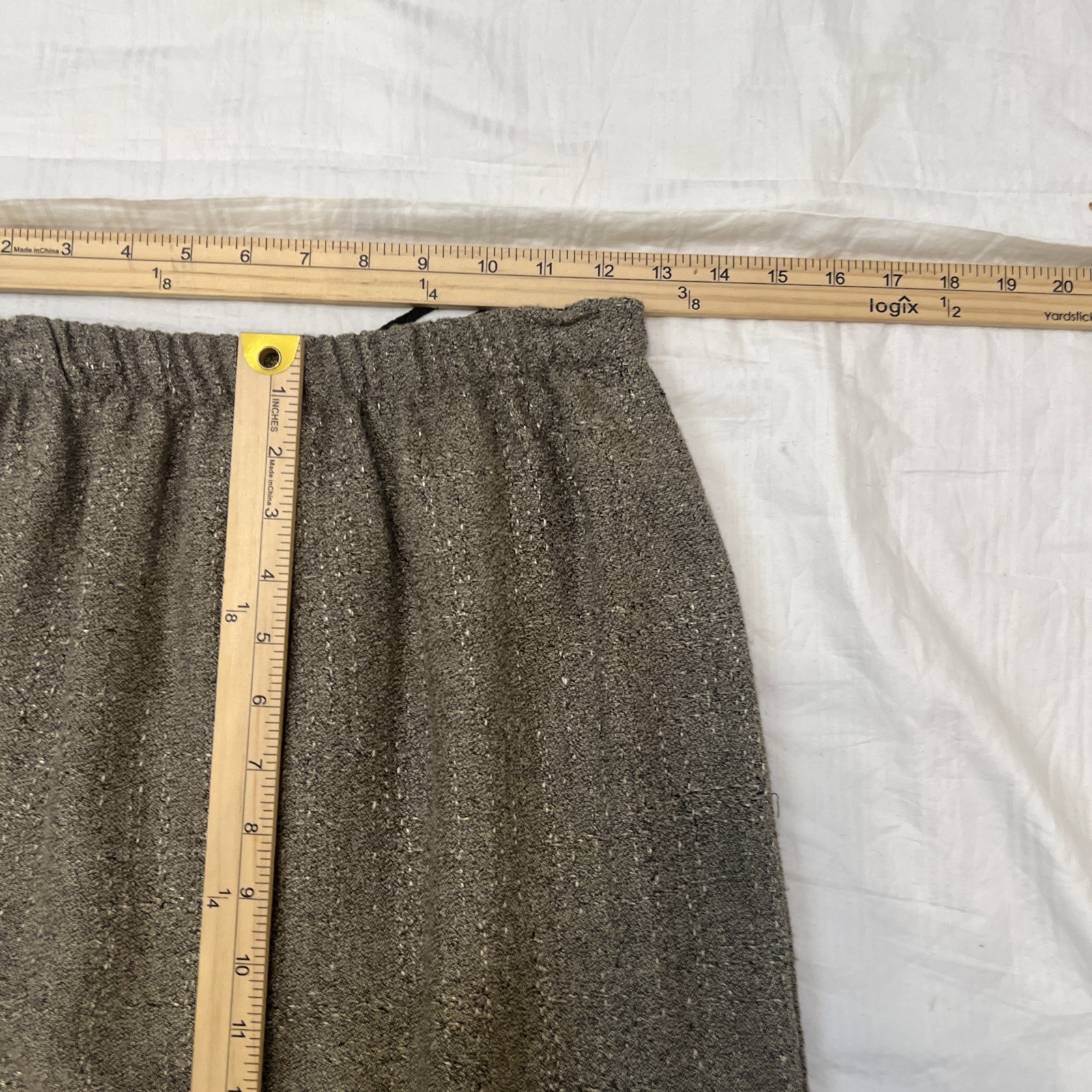 Vintage In Cinq Women’s Skirt Suit Size 8  Plaid Tweed Jacket Pencil Skirt Set