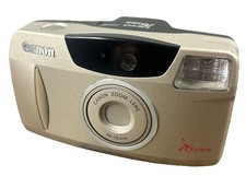Canon Sure Shot 76 Zoom 35mm Film Camera Point  Shoot Working