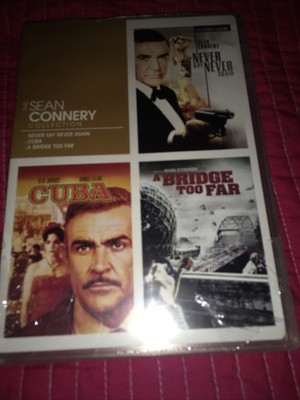 The Sean Connery Collection Never Say Never Again x Cuba x A Bridge Too Far DVD