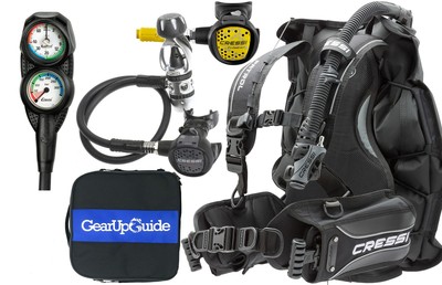 Cressi Trim Scuba Diving Gear Package Complete with Patrol BCD - Mini Console