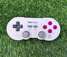 8BitDo SN30 Pro Bluetooth Wireless Gamepad Rechargeable Grey/Purple Switch PC