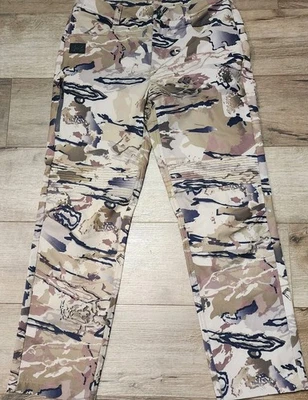 Under Armour Hardwoods STR Barren Pants Mens 34x30 Camo Hunting XStorm Outdoors - Image 1 of 4