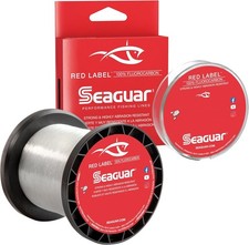 Seaguar Red Label Fishing Line for Power Baits  8lbs/1000yds, Clear