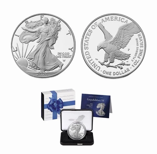 2026 P Congratulations Set American Eagle 1oz Silver Proof Coin