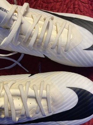 Nike Air Zoom Mercurial Vapor Football Cleats White/Black US 7 1Medium (D, M)