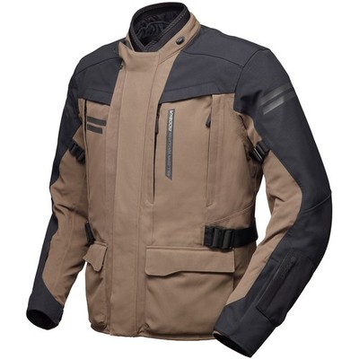 Modeka Paneo Motorradjacke Safari / Schwarz Textiljacke Tourenjacke