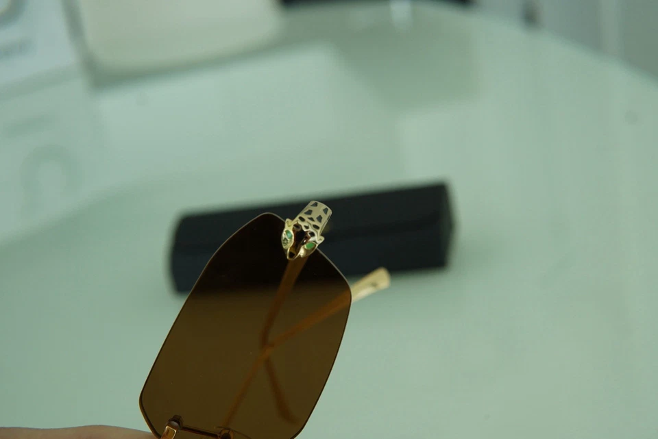 Cartier Shades Black Lens Gold Frame Original Box*FAST SHIPPING* - Image 4 of 4